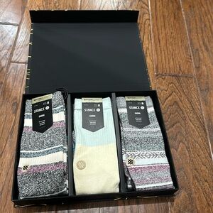 Stance 3 pack box set butter blend - men’s medium / new!